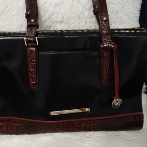 Brahmin large blk.soft leather bag